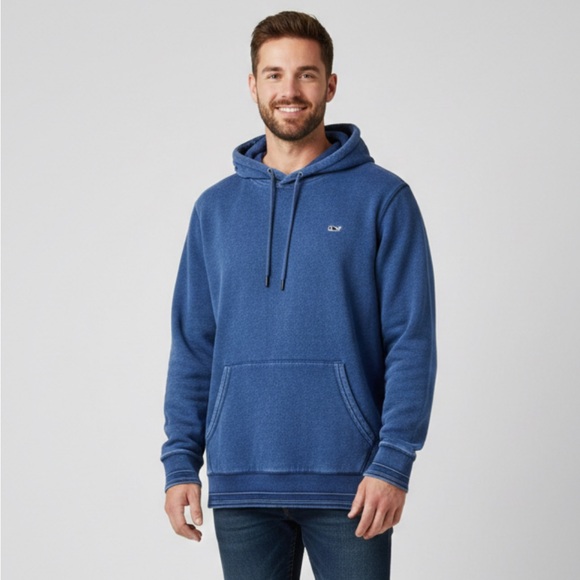 Vineyard Vines Other - Vineyard Vines Men’s Blue Denim Hoodie Medium M